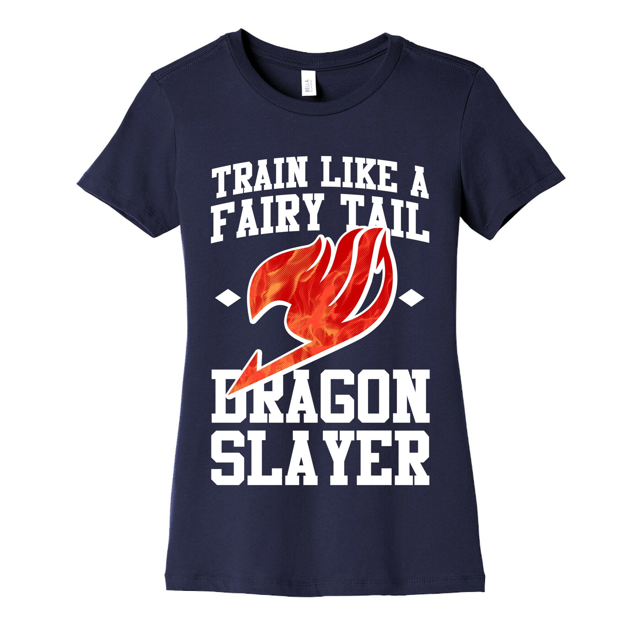 Train Like a Fairy Tail Dragon Slayer (Natsu) Women's Cotton Tee